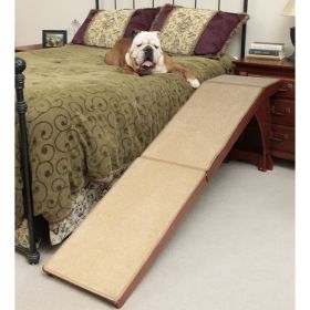 Solvit Wood Bedside Dog RampStylish and Safe Access for Your Pet