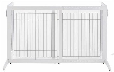 Small Cool Breeze Freestanding Pet Gate – Tall | Stylish & Secure Pet Barrier