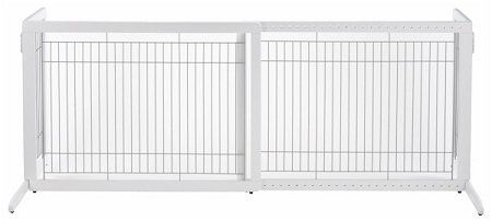 Large Cool Breeze Freestanding Pet Gate – Tall | Stylish & Extra-Height Pet Barrier