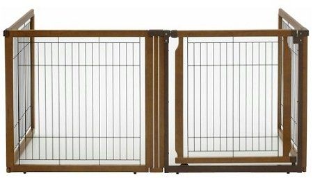 4-Panel Convertible Elite Pet Gate / Versatile & Stylish Pet Barrier