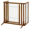 Premium Plus Freestanding Pet Gate with Door– Stylish and Secure Pet Containment