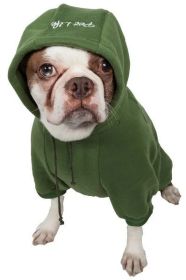 Fashion Plush Cotton Pet Hoodie – Cozy Hooded Sweater for Medium Dogs