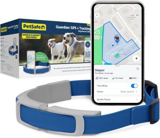 PetSafe Guardian GPS + Tracking Dog Fence Collar  Wireless Dog Fence with Real-Time Tracking and Containment