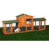 Prevue Pet Products Rabbit Hutch with Double Run | Spacious & Secure Outdoor Habitat