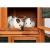 Prevue Pet Products Rabbit Hutch with Double Run | Spacious & Secure Outdoor Habitat