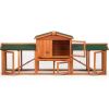 Prevue Pet Products Rabbit Hutch with Double Run | Spacious & Secure Outdoor Habitat