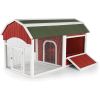 Prevue Pet Products 465 Barn Chicken Coop | Cozy & Secure Backyard Hen House