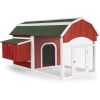 Prevue Pet Products 465 Barn Chicken Coop | Cozy & Secure Backyard Hen House