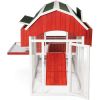 Prevue Pet Products 467 Large Barn Chicken Coop | Spacious & Secure Hen Haven