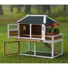 Prevue Pet Products 4701 Chicken Coop with Herb Planter | Stylish & Functional Hen House