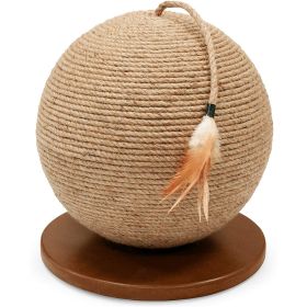 Prevue Pet Products Kitty Power Paws Sphere Scratching Post / Unique & Engaging Cat Scratcher