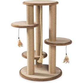 Prevue Pet Products Kitty Power Paws Multi-Tier Cat Scratching Post / Ultimate Climbing & Scratching Haven