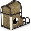 Prevue Pet Products Catville Loft – Leopard Print | Stylish & Multi-Level Cat Playground