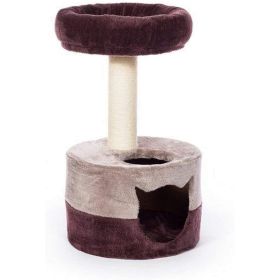 Prevue Pet Products Kitty King | Plush Multi-Level Cat Lounge & Scratcher