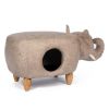 Prevue Pet Products Elephant Ottoman | Stylish & Cozy Pet Hideaway