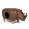 Prevue Pet Products Rhinoceros Ottoman | Stylish & Functional Pet Hideaway