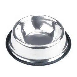 8oz Stainless Steel Dog Bowl – Durable, Non-Slip Feeding Dish for Pets