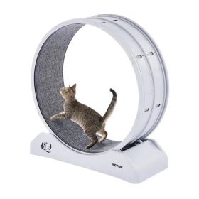 VEVOR Large Indoor Cat Exercise Wheel – 31.5" Running Treadmill for Active Cats (White)
