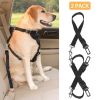 2PCS Adjustable Pet Seat Belt Leash / Secure & Safe Travel for Dogs & Cats