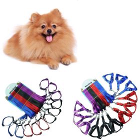 Adjustable Nylon Harness & Leash Set – 1PCS / Simple & Secure for Small Dogs & Cats