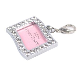 SparkleID™ Pet Tag – Rectangle Rhinestone Name & Number ID Tag for Dogs & Cats