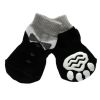 4-Piece Knitted Pet Socks | Cozy Non-Slip Dog & Cat Paw Protectors – Black Suit