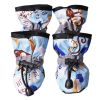 4PCS Blue Waterproof Dog Shoes | Cute & Protective Rain Booties for Pets – Size 4#