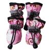 4PCS Pink Waterproof Pet Shoes – Size 4# | Cute & Protective Footwear for Dogs & Cats