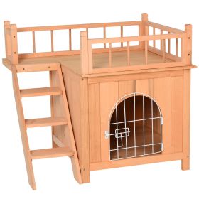 PawHut Nature’s Haven 2-Story Outdoor Cat Treehouse