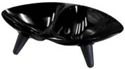 Couture Melamine Double Dog Bowl – Stylish Elevated Food & Water Feeder