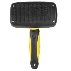 Self-Cleaning Slicker Brush | Easy Grooming & Shedding Tool for Dogs & Cats