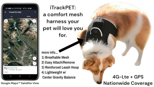 TrackPro™ Waterproof GPS Tracking Collar – Real-Time Pet Tracker for Hunting Dogs (Size M)
