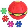 4-Pack Flying Saucer Ball | LED Light-Up UFO Toy for Pets & Kids