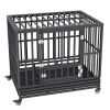 VEVOR™ 42-Inch Heavy Duty Dog Crate – Indestructible Steel Kennel for Large Dogs