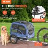 VEVOR Dog Bike Trailer | Foldable Pet Carrier for Bikes (Supports up to 100 lbs)