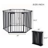 150" Adjustable Extra-Wide Safety Gate | 6-Panel Freestanding Metal Play Yard
