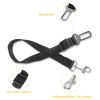 2PCS Adjustable Pet Seat Belt Leash / Secure & Safe Travel for Dogs & Cats