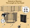 150" Adjustable Extra-Wide Safety Gate | 6-Panel Freestanding Metal Play Yard