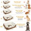 Soft Fleece Puppy & Cat Bed | XXL Cozy Nest Sofa Cushion Mat