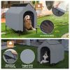 2-in-1 Multifunctional Pet House with Windows | Indoor & Outdoor Convertible Dog Bed