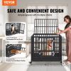 VEVOR™ 42-Inch Heavy Duty Dog Crate – Indestructible Steel Kennel for Large Dogs