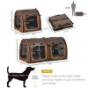 Double Pet Carrier Tent / Portable Travel Crate for Dogs & Cats