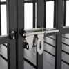 52" Heavy-Duty Large Dog Crate | Strong Metal Kennel with Lockable Wheels
