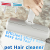 2-Way Pet Hair Roller & Lint Brush | Reusable Fur Remover for Furniture, Clothes & More