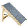 VEVOR 2-in-1 Foldable Wooden Pet Stairs & Ramp | Adjustable Steps for Beds, Sofas & Cars