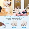 Quiet USB Rechargeable Dog Nail Grinder | 2-Speed Cordless Pet Nail Trimmer