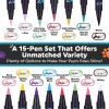 Dog Nail Polish Pens | Quick-Dry, 15-Color Set for Dogs & Cats