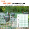 VEVOR Electric Fence Netting – 48" x 168' Portable Mesh Fencing Kit with Posts & Double-Spiked Stakes