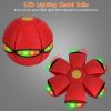 4-Pack Flying Saucer Ball | LED Light-Up UFO Toy for Pets & Kids