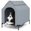 2-in-1 Multifunctional Pet House with Windows | Indoor & Outdoor Convertible Dog Bed